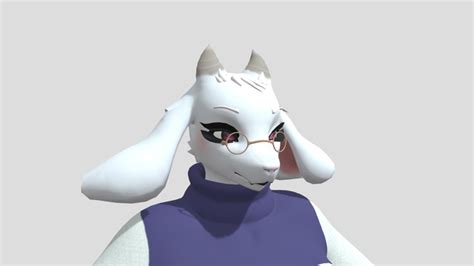 3d toriel|toriel 3d drawing.